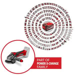 Einhell Akülü Avuç Taşlama TE-AG 18/115 Li-Solo Power X-Change (18 V, 115 mm disk çapı, 28 mm kesme derinliği, yumuşak başlatma, kesme diski ve akü dahil değildir)