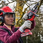 Einhell Akülü Dal Budama Testeresi GE-PS 18/15 Li BL-Solo Power X-Change (18 V, kömürsüz motor, 12,5 cm kesim uzunluğu, aletsiz zincir ve kılavuz değişimi, akü dahil değildir) - 4600040