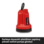 Einhell Akülü Dalgıç Pompa - Temiz Su GE-SP 18 Li-Solo Power X-Change (Lityum-İyon, 18 V, Maks. 8 m Yükselme, Maks. 5000 L/Saat Su Aktarımı, 5 m Bağlantı Kablosu) - 4181500