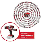 Einhell Akülü Darbeli Vidalama TE-CD 18/48 Li-i-Solo Power X-Change (Li-Ion, 18 V, 2 Vitesli Şanzıman, Darbeli Vidalama Fonksiyonu, Devir Kontrolü, LED, akü ve şarj cihazı dahil değildir) - 4513926