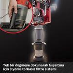 Einhell Akülü Dikey Süpürge TE-SV 18 Li-Solo Power X-Change (Li-Ion, 18V, torbasız, siklon teknolojisi, BOOST modu, 3’lü filtre sistemi) - 2347180