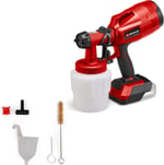 Einhell Akülü Sprey Boya Sistemi TC-SY 18/60 Li-Solo Power X-Change (Li-İyon, 18 V, 650 ml/dk püskürtme kapasitesi, 800 ml boya haznesi, 2,0 mm ve 2,5 mm nozul dahil) - 4260025