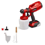 Einhell Akülü Sprey Boya Sistemi TC-SY 18/60 Li-Solo Power X-Change (Li-İyon, 18 V, 650 ml/dk püskürtme kapasitesi, 800 ml boya haznesi, 2,0 mm ve 2,5 mm nozul dahil) - 4260025