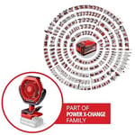 Einhell Akülü Vantilatör GC-CF 18/110 Li-Solo Power X-Change (18 V, kömürsüz, 3 hız ayarı, sonsuz ayarlanabilir, birçok montaj seçeneği, akü dahil değildir) | PXC | 18 V | Fırçasız | 3 kademeli | kade
