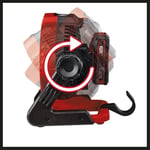 Einhell Akülü Vantilatör GE-CF 18/2200 Li-Solo Power X-Change (18 V, Li-Ion, 3 Kademeli, 360° Dönebilir Başlık) - 3408035