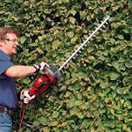 Einhell Elektrikli Çit Budama GE-EH 6560 (650 W, lazer kesim ve elmas taşlama ile işlenmiş çelik bıçaklar, metal dişli, darbe koruması, kılıf dahil) - 3403330