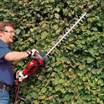 Einhell Elektrikli Çit Budama GE-EH 7067 (700 W, lazer kesim ve elmas taşlama ile işlenmiş çelik bıçaklar, metal dişli, darbe koruması, kılıf dahil) - 3403340