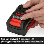 Einhell PXC Twin Pack 2x18 V 4,0 Ah Power X-Change Akü (Li-Ion, 18 V, 2 x 4.0 Ah, tüm Power X-Change cihazları ile uyumlu, Aktif Akü Yönetim Sistemi, Özel Şarj Döngüleri) - 4511489