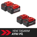 Einhell PXC Twinpack 5.2 Ah Power X-Change Akü (Li-Ion, 18 V, 2 x 5.2 Ah, Tüm Power X-Change cihazları ile uyumlu, Aktif Akü Yönetim Sistemi, Özel Şarj Döngüleri) - 4511526