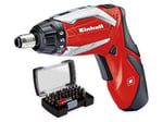Einhell Şarjlı Vidalama TE-SD 3,6 Li Kit (Lityum iyon, 3,6 V, 1,5 Ah, 3,5 Nm tork, 2x LED ışık, şarj cihazı, 32 parçalı uç seti, saklama kutusu dahil) - 4513495