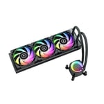 EK Nucleus AIO CR360 Lux D-RGB Hepsi Bir Arada Sıvı CPU Soğutucu, EK FPT Fanları, Su Soğutma Bilgisayar Parçaları, 120mm Fan, En Yeni Intel ve AMD CPU'larla Uyumlu