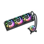 EK Nucleus AIO CR360 Lux D-RGB Hepsi Bir Arada Sıvı CPU Soğutucu, EK FPT Fanları, Su Soğutma Bilgisayar Parçaları, 120mm Fan, En Yeni Intel ve AMD CPU'larla Uyumlu