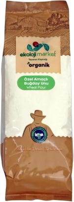 Ekoloji Market Organik Pirinç Unu 750 Gr - Seçenekler: Pirinç, Mısır, Tam Buğday, Çavdar, Karabuğday, Nohut, Soya...