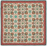 Ekru Taba Motif Desen Mendil