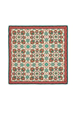 Ekru Taba Motif Desen Mendil