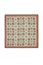 Ekru Taba Motif Desen Mendil