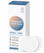 Eksfoliye Edici Pedler - Çift Taraflı - Tüy Bırakmaz - Makyaj Temizleyici ve Toner için - Toner ve temizleme için Rayon yüz Yuvarlakları - Rayon değil Pamuk Topları - Yüz için Peeling Pamuk