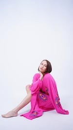 El yapımı nazar Boho festivali Kimono Boho Beachwear Beachwear örtbas etnik Kimono hırka bornoz sabah elbise