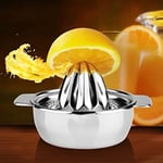 ELAELA Taşınabilir 304 Paslanmaz Çelik Portakal ve Limon Manuel Meyve Sıkacağı Mutfak Aksesuarları Narenciye Araçları%100 İşlenmemiş El Sıkacağı