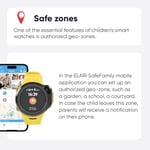 Elari 4G Çocuklar Akıllı İzle Telefon GPS İzleyici Erkekler ve Kızlar için Su Geçirmez, 2-Way Ses ve Görüntülü Aramalar, SOS Düğmesi, Kaldırma Sensörü, Kamera, MP3 Çalar - Kidphone 4gr (Sarı)