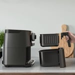 Electrolux E5AF1-4GB Create 5 Airfryer Granit Siyah 3.5 Litre Sepet Kapasiteli, 2.5 Litre Kızartma Kapasiteli, 1350W, 60 Dakikalık Zamanlayıcılı