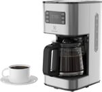 Electrolux E5CM1-6ST Create 5 Filtre Kahve Makinesi | Zaman Ayarlı Demleme, Aroma Seçme, Otomatik Kapanma, Kolay Temizlenebilir Filtre | 1000W, 1.38 Litre, Paslanmaz Çelik