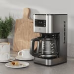 Electrolux E5CM1-6ST Create 5 Filtre Kahve Makinesi | Zaman Ayarlı Demleme, Aroma Seçme, Otomatik Kapanma, Kolay Temizlenebilir Filtre | 1000W, 1.38 Litre, Paslanmaz Çelik