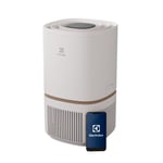 Electrolux Pure 500 EPO50351SW Hava Temizleme Cihazı | 4 Aşamalı (HEPA + Aktif Karbon) Filtreleme, Uygulama ile Hava Kalitesi Takibi, Sessiz Mod | Krem