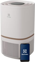 Electrolux Pure 500 EPO50351SW Hava Temizleme Cihazı | 4 Aşamalı (HEPA + Aktif Karbon) Filtreleme, Uygulama ile Hava Kalitesi Takibi, Sessiz Mod | Krem
