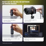 Elgato Cam Link 4K, Harici Kamera Yakalama Kartı, DSLR ile Akış ve Kayıt, Video Kamera, Video Konferans, Ev Ofis, Oyun, OBS, Yakınlaştırma, Ekipler, PC/Mac için 1080p60 Webcam olarak ActionCam