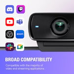 Elgato Facecam MK.2-1080p60 Full HD web kamerası, ultra düşük gecikmeli akış, Pro düşük ışık performansı, gerçeğe uygun renkler, DSLR tarzı uygulama kontrolü, HDR, yakınlaştırma/takımlar için, PC/Mac