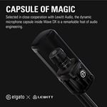 Elgato Wave DX – Dinamik XLR mikro, böbrek şeklinde yön karakteristiği, arka plan gürültüsünü bastırır, podcasting, yayın, güçlendirici gerekmez, her arayüz için, Mac/PC için
