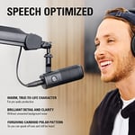 Elgato Wave DX – Dinamik XLR mikro, böbrek şeklinde yön karakteristiği, arka plan gürültüsünü bastırır, podcasting, yayın, güçlendirici gerekmez, her arayüz için, Mac/PC için