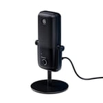 Elgato Wave:3 Profesyonel Yayıncı & Oyuncu Mikrofonu, Stüdyo Kalitesinde Ses, Çok Fonksiyonlu Kontrol Düğmesi, Kapasitif Sessiz Alma Butonu, Ücretsiz Wave Link Uygulaması (10MAB9901)