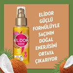 Elidor Güçlü Saç Uçları için Hindistan Cevizi Saç Yağı 1 Paket (1 x 80 ml)