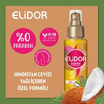 Elidor Güçlü Saç Uçları için Hindistan Cevizi Saç Yağı 1 Paket (1 x 80 ml)