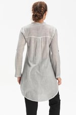Eliş Şile Bezi Akasya Şile Bezi Yazlık Tunik, 2XL, 952.04, Gri, Kadın