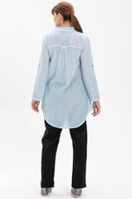Eliş Şile Bezi Akasya Şile Bezi Yazlık Tunik Buz Mavi, 2XL, 952.04, Buz Mavi, Kadın