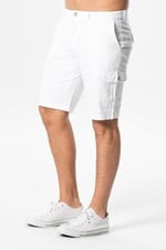 Eliş Şile Bezi Ege Gabardin Kargo Cepli Şort, 42, 740.19, Beyaz, Erkek