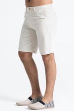 Eliş Şile Bezi Ege Gabardin Şort, 44, 740.16, Krem, Erkek