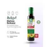 Elma Sirkesi, Ananas Sirkesi, Karışık Meyve Pulpu, Sandaloz Sakızı, Avokado Yaprağı, Karnıyarık Otu ve Yeşil Elma Kabuğu İçeren Doğal Detox Sirkesi 500 ml