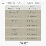 Elrene Home Fashions Brighton Pencere Camı Ekose Karartma Pencere Perdesi, Oturma Odası ve Yatak Odası Örtüsü, Çubuk Cep Sekmel - Seçenekler: 132.1G x 213.4U cm (1 Panel), 132.1G x 241.3U cm (1 Panel)