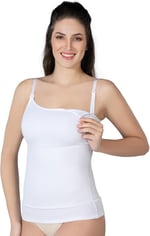 Emay 1402 Modal Cotton Emzirme Atlet Korse - Beyaz - L