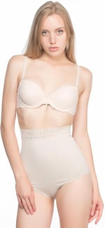 Emay 2028 Dantelli Yüksek Bel Slip Korse