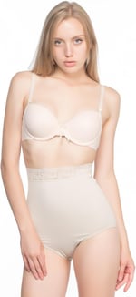 Emay 2028 Dantelli Yüksek Bel Slip Korse