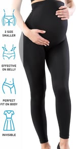 Emay 5400 Soft Hamile Tayt - Siyah - S