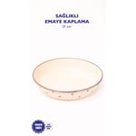 Emaylab Cupid Emaye Bowl Tabağı - Bowl Kase - Salata Kasesi - Sunum Kasesi 21cm