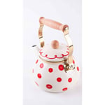Emaylab Merry Yılbaşı Özel Emaye Vintage Kettle (2li̇tre- Ocakta-sobada Kullanilabi̇li̇r)