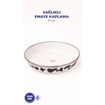 Emaylab Mötilda Emaye Bowl Tabağı - Bowl Kase - Salata Kasesi - Sunum Kasesi 21cm