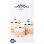 Emaylab Retro Hippi 3 Lü Emaye Baharatlık Takımı